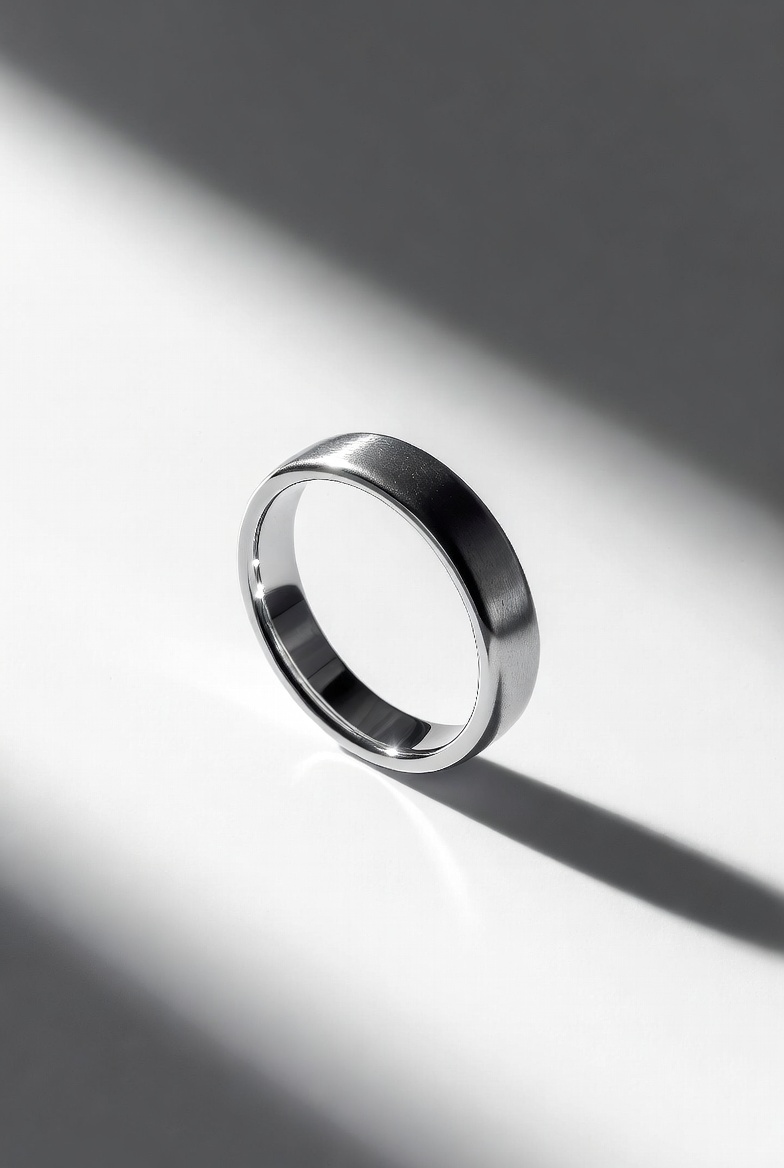 Silver Band NFC Ring